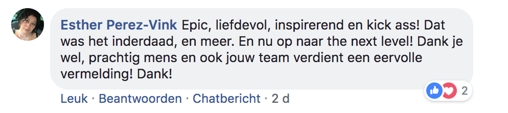 Fb testimonial esther
